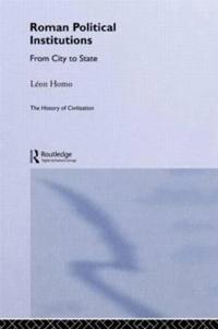 Kirjan kansi "Roman Political Institutions"