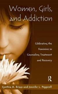Kirjan kansi "Women, Girls, and Addiction"