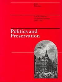 Bokomslag for "Politics and Preservation"