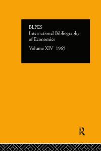 Intl Biblio Econom 1965 Vol 14