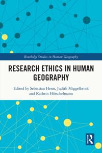 Routledge Studies in Human Geography