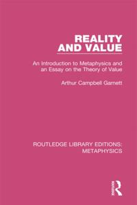 Routledge Library Editions: Metaphysics