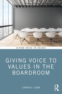 Giving Voice to Values