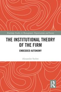 Routledge Studies in Management, Organizations and Society