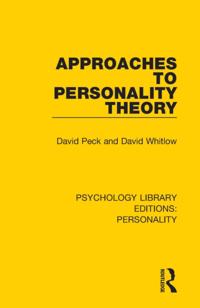 Psychology Library Editions: Personality