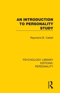 Psychology Library Editions: Personality
