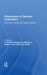 Dimensions Of German Unification