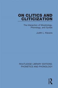 Routledge Library Editions: Phonetics and Phonology