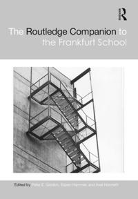 Routledge Companion to the Frankfurt School