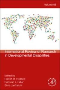 Bokomslag för "International Review of Research in Developmental Disabilities"