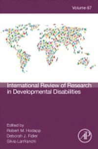 Bokomslag for "International Review Research in Developmental Disabilities"