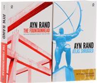 Bokomslag for Ayn Rand Box Set: Atlas Shrugged and the Fountainhead