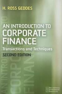 An Introduction to Corporate Finance