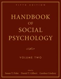 Handbook of Social Psychology, Volume 2