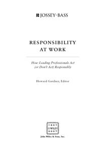 Responsibility at Work