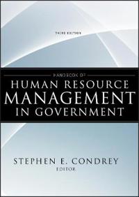Handbook of Human Resource Management in Government