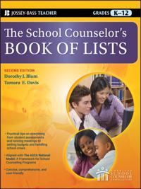 School Counselor's Book of Lists