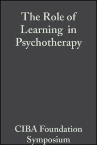 Role of Learning in Psychotherapy