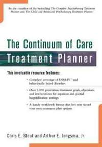 Kirjan kansi "The Continuum of Care Treatment Planner"