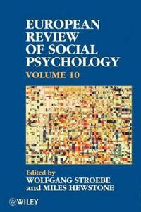 Bokomslag för "European Review of Social Psychology, Volume 10"