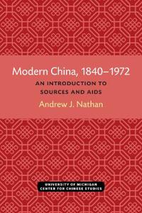 Modern China, 1840–1972