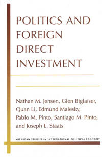 Bokomslag för "Politics and Foreign Direct Investment"