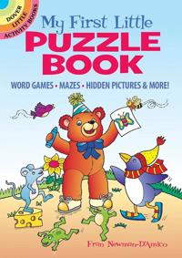 My First Little Puzzle Book: Word Games, Mazes, Spot the Difference, & More!