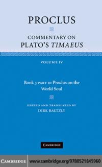 Proclus: Commentary on Plato's Timaeus, Part 2, Proclus on the World Soul