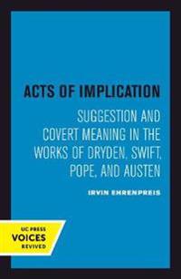 Bokomslag för "Acts of Implication"