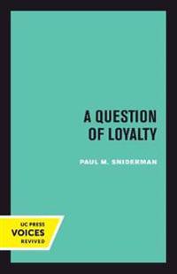 Bokomslag för "A Question of Loyalty"