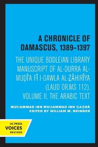 A Chronicle of Damascus 1389–1397