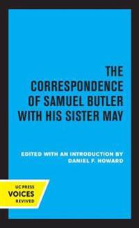 Kirjan kansi "The Correspondence of Samuel Butler with His Sister May"