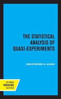 Bokomslag for "The Statistical Analysis of Quasi-Experiments"