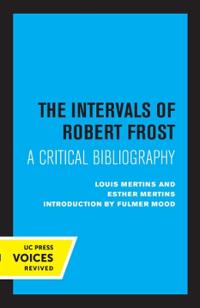 Bokomslag for "The Intervals of Robert Frost"