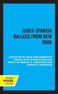 Bokomslag för "Judeo-Spanish Ballads from New York"
