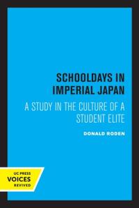 Bokomslag for "Schooldays in Imperial Japan"