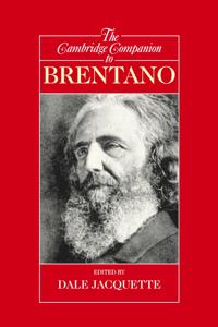 Bokomslag för "The Cambridge Companion to Brentano"