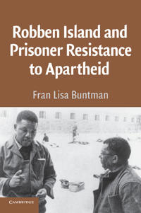 Kirjan kansi "Robben Island and Prisoner Resistance to Apartheid"