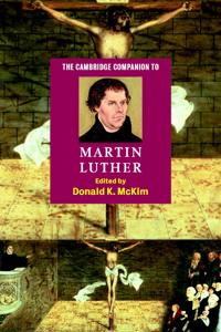Kirjan kansi "The Cambridge Companion to Martin Luther"