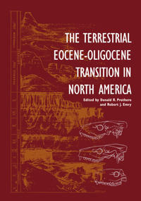 Bokomslag för "The Terrestrial Eocene-Oligocene Transition in North America"