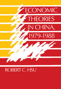 Bokomslag för "Economic Theories in China, 1979–1988"