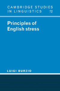 Bokomslag för "Principles of English Stress"