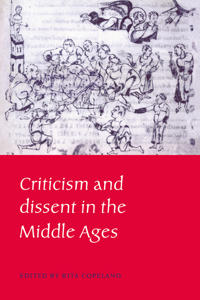 Bokomslag för "Criticism and Dissent in the Middle Ages"