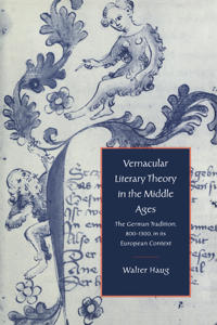 Bokomslag för "Vernacular Literary Theory in the Middle Ages"