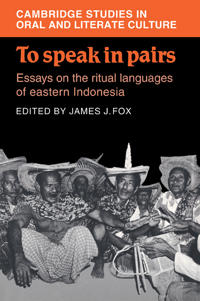 Bokomslag för "To Speak in Pairs"