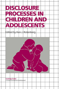 Bokomslag för "Disclosure Processes in Children and Adolescents"