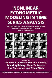 Bokomslag för "Nonlinear Econometric Modeling in Time Series"