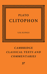 Bokomslag för "Plato: Clitophon"