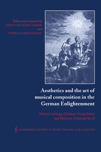 Bokomslag for "Aesthetics and the Art of Musical Composition in the German Enlightenment"