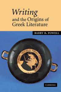 Kirjan kansi "Writing and the Origins of Greek Literature"